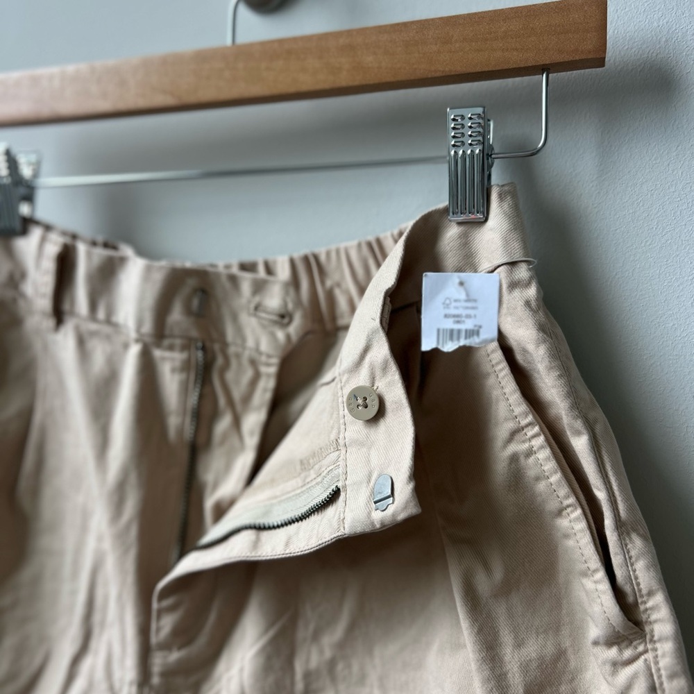 GAP Tan Bermuda Shorts Relaxed Fit Cotton Blend - Picture 5 of 7